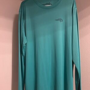 Reel Life Teal Long Sleeve Shirt